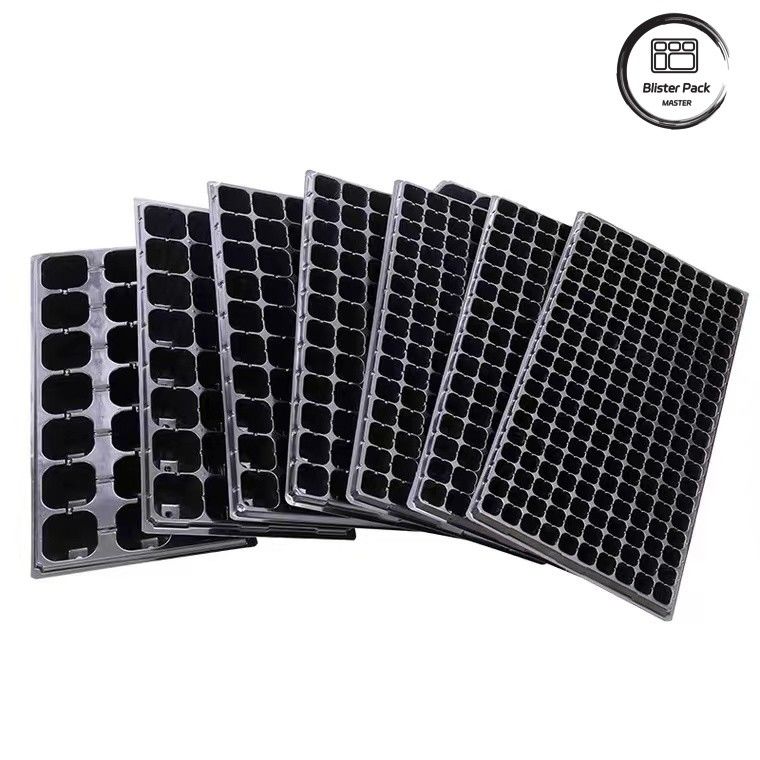 ราคาถูก Multi Cell ถังเมล็ดพลาสติกขนาดใหญ่ 21 ถึง 120 เซลล์สําหรับผักและพืชต้น