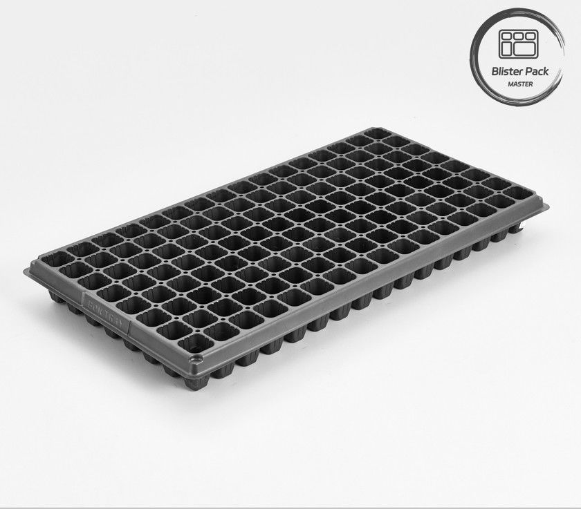 128 เซลล์ PS ถังปลูกพลาสติกสําหรับโรงเลี้ยงผัก 0.8mm ถึง 1.0mm หนา ถังการเจริญพันธุ์พืช