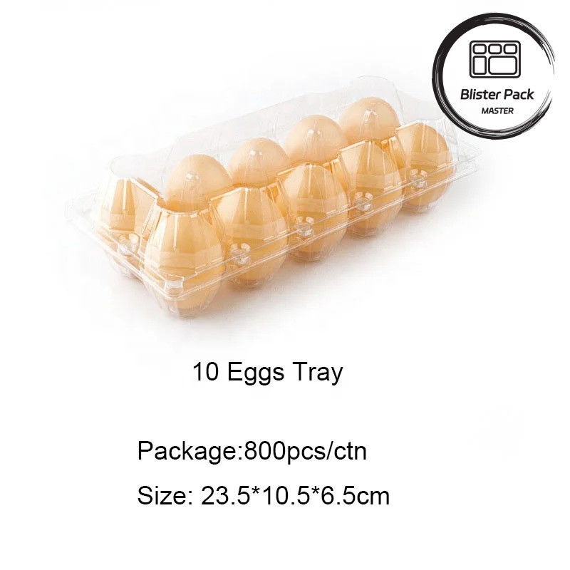 ช่องวางไข่พลาสติกโปร่ง ขนาด 4 ถึง 30 ไข่