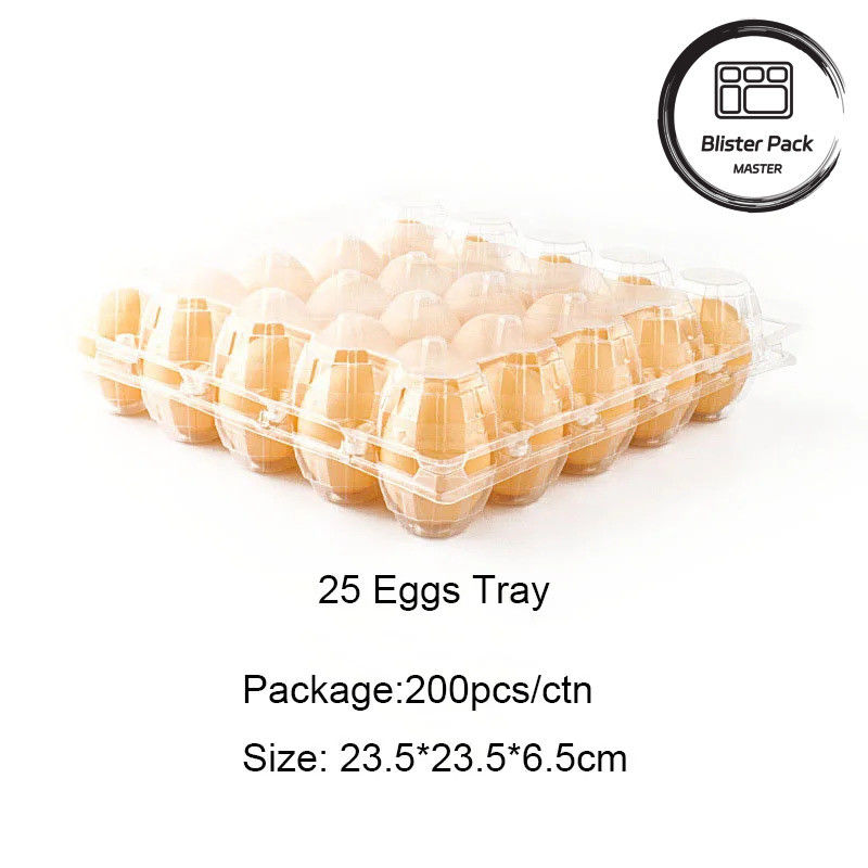 ช่องวางไข่พลาสติกโปร่ง ขนาด 4 ถึง 30 ไข่