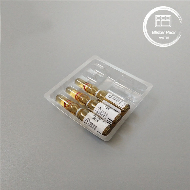 กระปุกบรรจุยาพลาสติก Ampoule Medical Blister สําหรับ 1 ml Vials