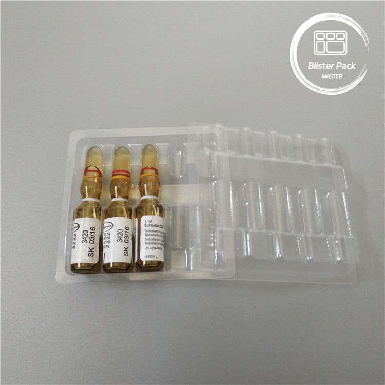 กระปุกบรรจุยาพลาสติก Ampoule Medical Blister สําหรับ 1 ml Vials