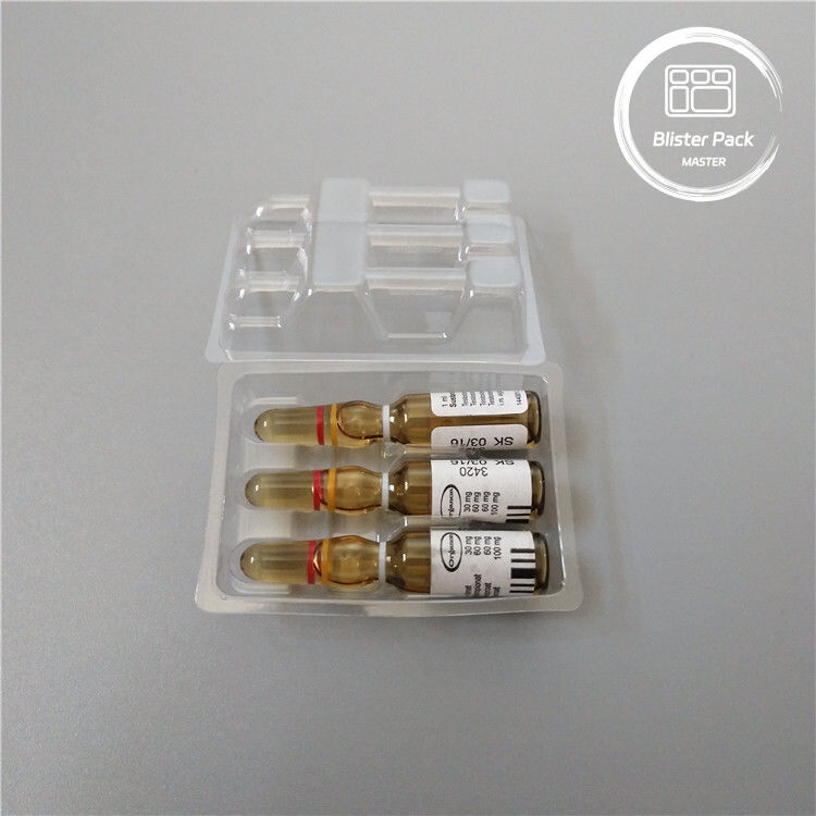 กระปุกบรรจุยาพลาสติก Ampoule Medical Blister สําหรับ 1 ml Vials