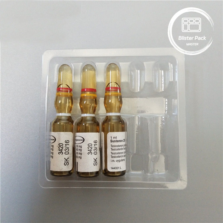 กระปุกบรรจุยาพลาสติก Ampoule Medical Blister สําหรับ 1 ml Vials