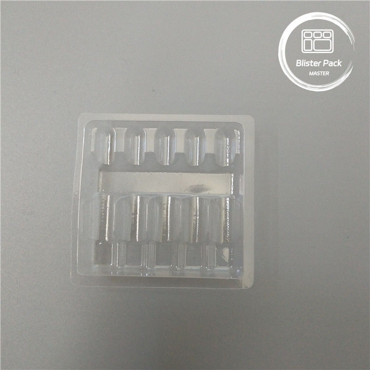 กระปุกบรรจุยาพลาสติก Ampoule Medical Blister สําหรับ 1 ml Vials