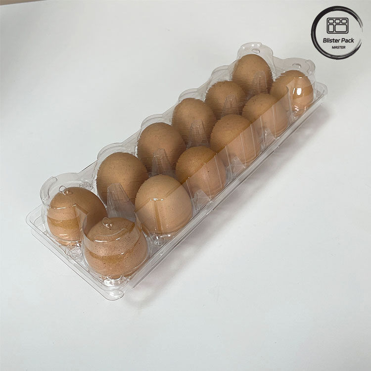 12 Count ถังไข่ไก่พลาสติกกระจอกพลาสติกสําหรับการเก็บและขนส่ง