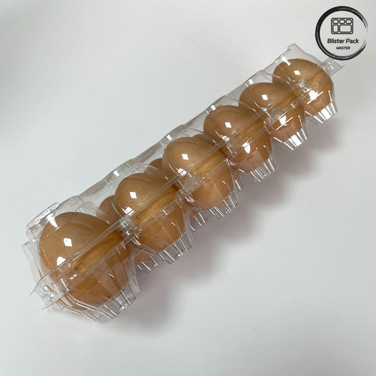 12 Count ถังไข่ไก่พลาสติกกระจอกพลาสติกสําหรับการเก็บและขนส่ง