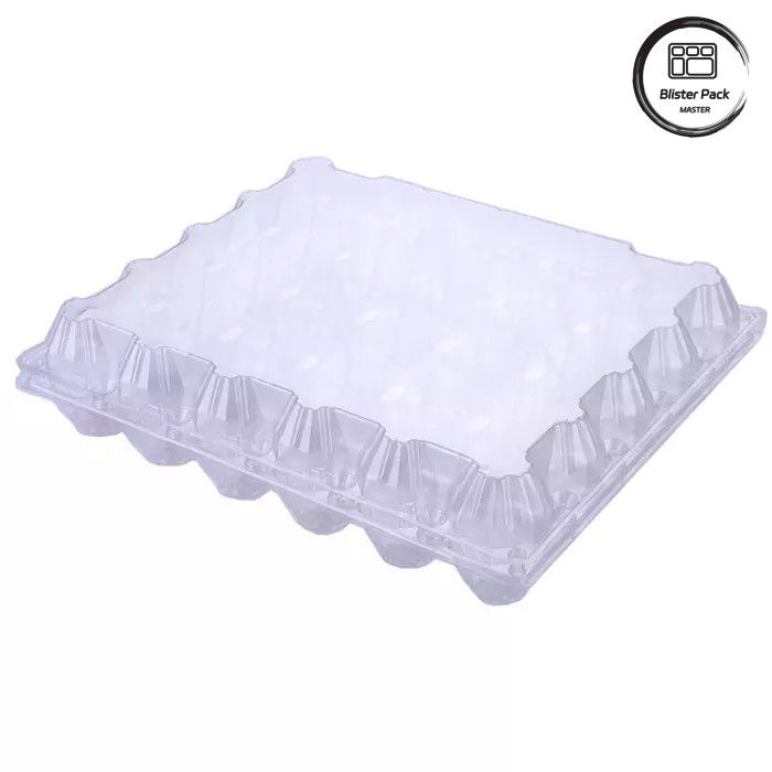 ขนาดที่กําหนดเอง PET Egg Blister Tray ถังพลาสติกแบบกระจกระจก