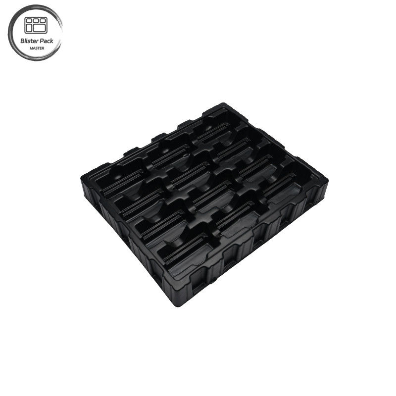 ESD PS PCB Packaging Tray, แอนติสแตติก พลาสติก บลิสเตอร์ เทรย์สําหรับอิเล็กทรอนิกส์