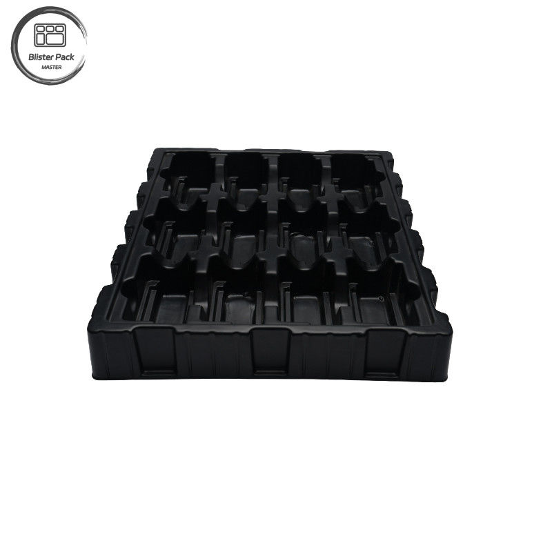 ESD PS PCB Packaging Tray, แอนติสแตติก พลาสติก บลิสเตอร์ เทรย์สําหรับอิเล็กทรอนิกส์